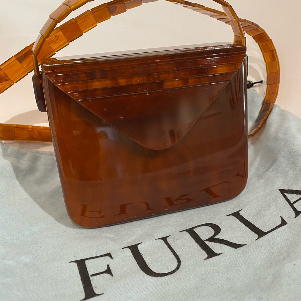 Furla Turtoise Shell Bag Never Used